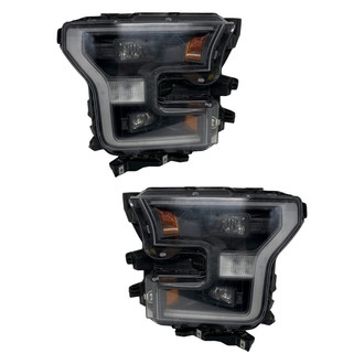 Replace® - Driver and Passenger Side Replacement Headlight Set (CAPA Certified)