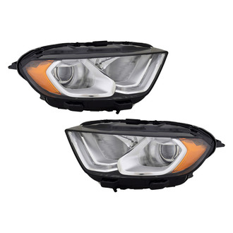 Replace® - Driver and Passenger Side Replacement Headlight Set (CAPA Certified)