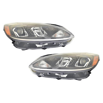 Replace® - Driver and Passenger Side Replacement Headlight Set (CAPA Certified)
