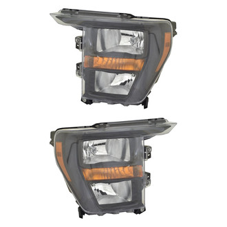 Replace® - Driver and Passenger Side Replacement Headlight Set (CAPA Certified)
