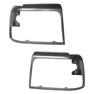 Replace® - Driver and Passenger Side Headlight Bezel Set (Standard Line)