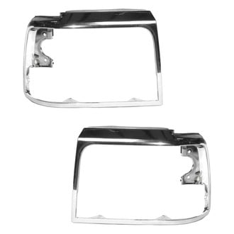 Replace® - Driver and Passenger Side Headlight Bezel Set (Platinum Plus)