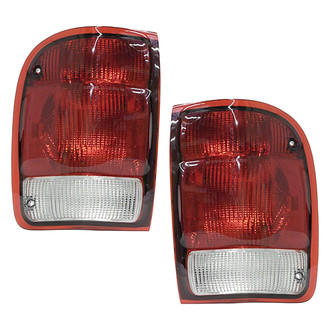 Replace® - Driver and Passenger Side Replacement Tail Lights (Standard Line)