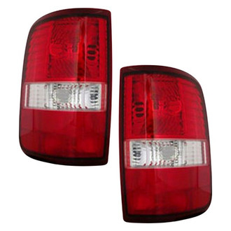 Replace® - Driver and Passenger Side Replacement Tail Light Lens and Housings (CAPA Certified)