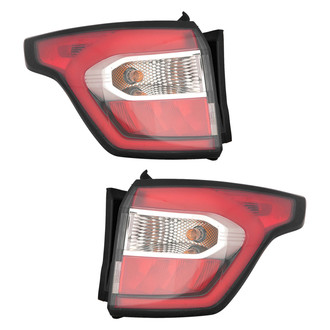Replace® - Driver and Passenger Side Outer Replacement Tail Lights (Standard Line)