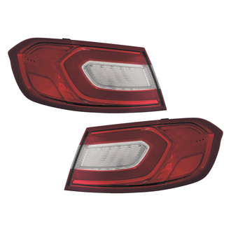 Replace® - Driver and Passenger Side Outer Replacement Tail Lights (CAPA Certified)