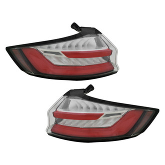 Replace® - Driver and Passenger Side Outer Replacement Tail Lights (CAPA Certified)