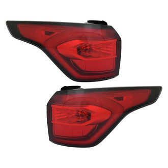 Replace® - Driver and Passenger Side Outer Replacement Tail Lights (CAPA Certified)