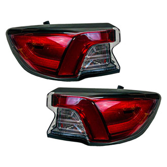 Replace® - Driver and Passenger Side Outer Replacement Tail Lights (CAPA Certified)