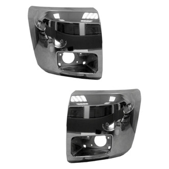 Replace® - Front Outer Driver and Passenger Side Bumper End Set (CAPA Certified)