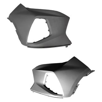 Replace® - Front Upper Driver and Passenger Side Bumper Cover Set (CAPA Certified)