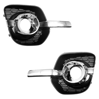 Replace® - Front Driver and Passenger Side Fog Light Bezel Set (Standard Line)