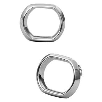 Replace® - Front Driver and Passenger Side Fog Light Trim Set (Standard Line)