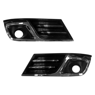 Replace® - Front Driver and Passenger Side Fog Light Bezel Set (Standard Line)