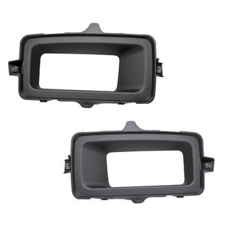 Replace® - Front Driver and Passenger Side Fog Light Bezel Set (Standard Line)