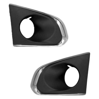 Replace® - Front Driver and Passenger Side Fog Light Bezel Set (Standard Line)