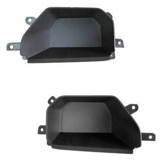 Replace® - Front Driver and Passenger Side Tow Hook Cover Set (CAPA Certified)