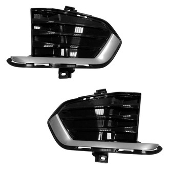 Replace® - Front Outer Driver and Passenger Side Fog Light Cover Set (Standard Line)