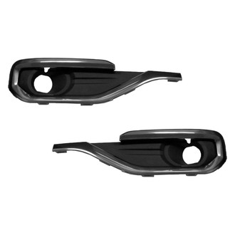 Replace® - Front Driver and Passenger Side Fog Light Bezel Set (Standard Line)