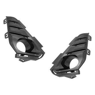 Replace® - Front Driver and Passenger Side Fog Light Bezel Set (Standard Line)