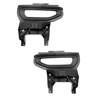 Replace® - Front Driver and Passenger Side Fog Light Bezel Set (CAPA Certified)