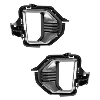 Replace® - Front Driver and Passenger Side Fog Light Bezel Set (Standard Line)