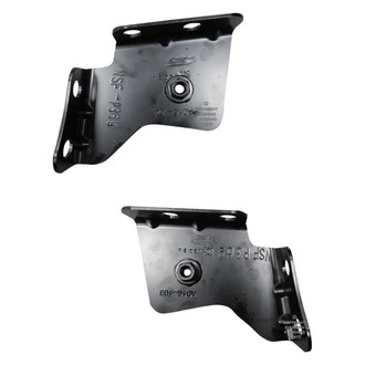 Replace® - Front Outer Driver and Passenger Side Bumper Mounting Bracket Set (Diamond Standard Line)