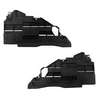 Replace® - Front Driver and Passenger Side Bumper Cover Support Filler Bracket Set (CAPA Certified)