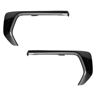 Replace® - Front Outer Driver and Passenger Side Bumper Cover Molding Set (Standard Line)
