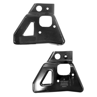 Replace® - Front Outer Driver and Passenger Side Bumper Support Bracket Set (CAPA Certified)