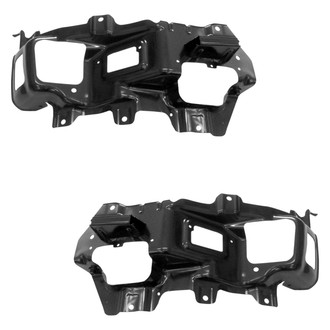 Replace® - Front Driver and Passenger Side Bumper Support Bracket Set (CAPA Certified)