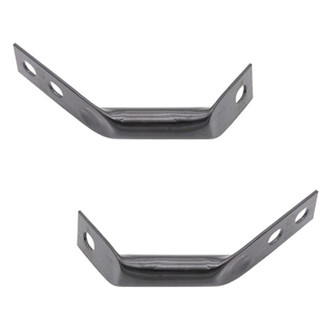 Replace® - Front Outer Driver and Passenger Side Bumper Face Bar Brace Set (CAPA Certified)
