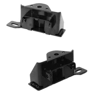Replace® - Front Driver and Passenger Side Bumper Impact Bar Bracket Set (CAPA Certified)