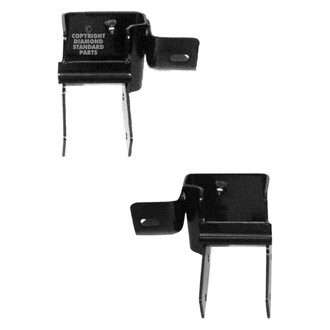 Replace® - Front Inner Driver and Passenger Side Bumper Impact Bar Bracket Set (CAPA Certified)