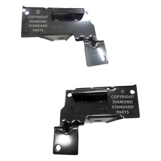 Replace® - Front Inner Driver and Passenger Side Bumper Reinforcement Bar Brace Set (CAPA Certified)