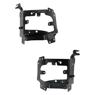 Replace® - Front Outer Driver and Passenger Side Bumper Bracket Set (Diamond Standard Line)