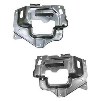 Replace® - Front Driver and Passenger Side Bumper Bracket Set (CAPA Certified)