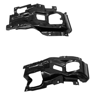 Replace® - Front Outer Driver and Passenger Side Bumper Mounting Bracket Set (CAPA Certified)