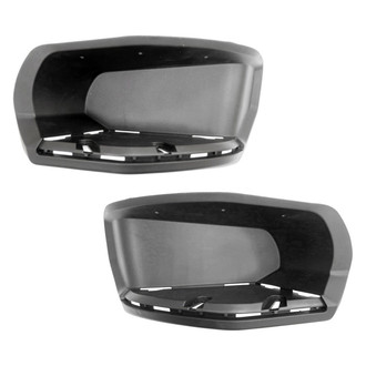 Replace® - Rear Driver and Passenger Side Step Bumper End Step Insert Set (CAPA Certified)