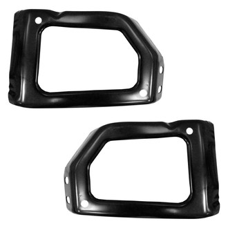 Replace® - Rear Driver and Passenger Side Bumper Face Bar Brace Set (CAPA Certified)