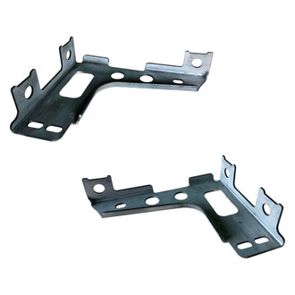 Replace® - Rear Outer Driver and Passenger Side Bumper Mounting Bracket Set (CAPA Certified)
