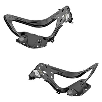 Replace® - Rear Outer Driver and Passenger Side Bumper Bracket Set (Diamond Standard Line)