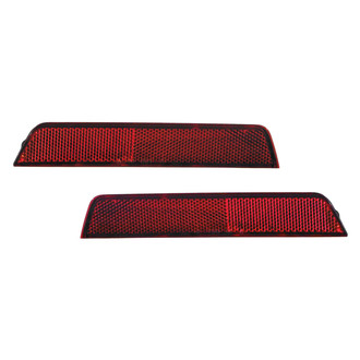 Replace® - Rear Driver and Passenger Side Bumper Reflector Set (CAPA Certified)