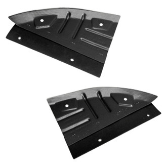 Replace® - Front Driver and Passenger Side Fender Splash Shield Lower Section Set (Standard Line)