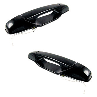 Replace® - Rear Driver and Passenger Side Exterior Door Handle Set (Standard Line)