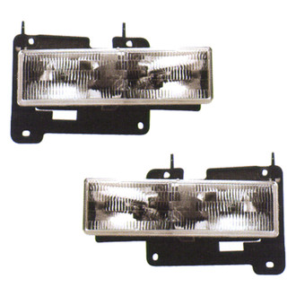 Replace® - Driver and Passenger Side Replacement Headlight Set (Value Line)