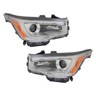 Replace® - Driver and Passenger Side Replacement Headlight Set (Standard Line)