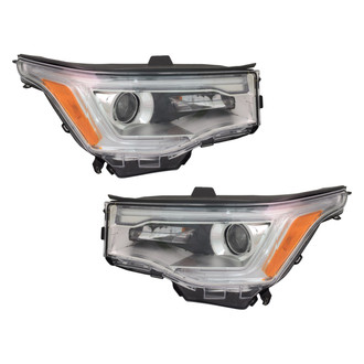 Replace® - Driver and Passenger Side Replacement Headlight Set (Standard Line)