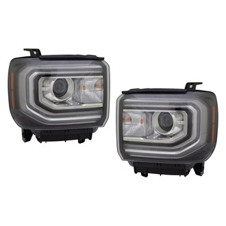 Replace® - Driver and Passenger Side Replacement Headlight Set (Standard Line)