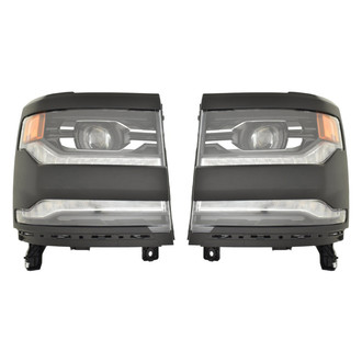 Replace® - Driver and Passenger Side Replacement Headlight Set (CAPA Certified)